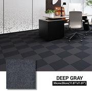 Splicing Block Floor Mat Self-adhesive Floor 30cm X 30cm Dark Gray 1 Piece ,not Shipped On Weekends