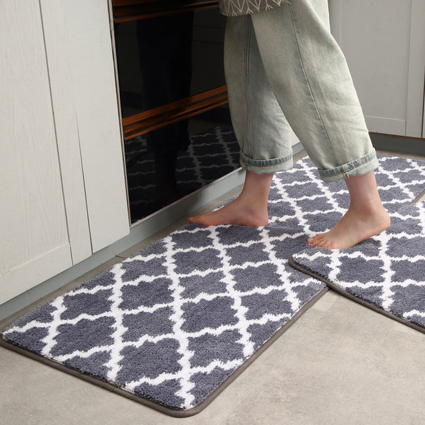 New Nordic Stylelong Strip Kitchen Floor Mat Bathroom Carpet