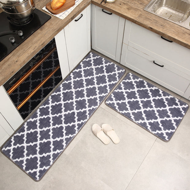 New Nordic Stylelong Strip Kitchen Floor Mat Bathroom Carpet