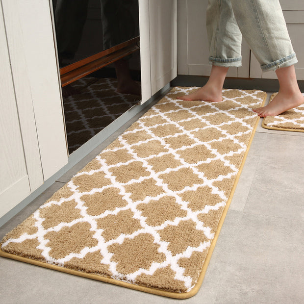 New Nordic Stylelong Strip Kitchen Floor Mat Bathroom Carpet