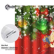 3D Digital Printed Christmas Curtains