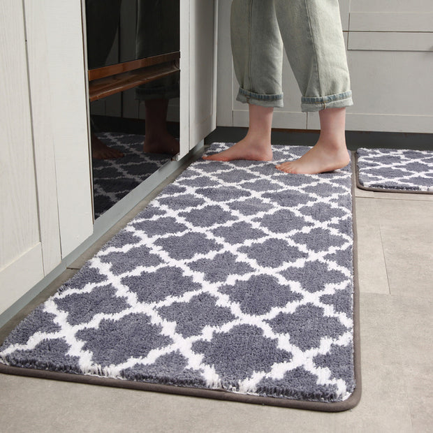 New Nordic Stylelong Strip Kitchen Floor Mat Bathroom Carpet