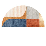 Semicircular Floor Mat Bathroom Non-slip Carpet